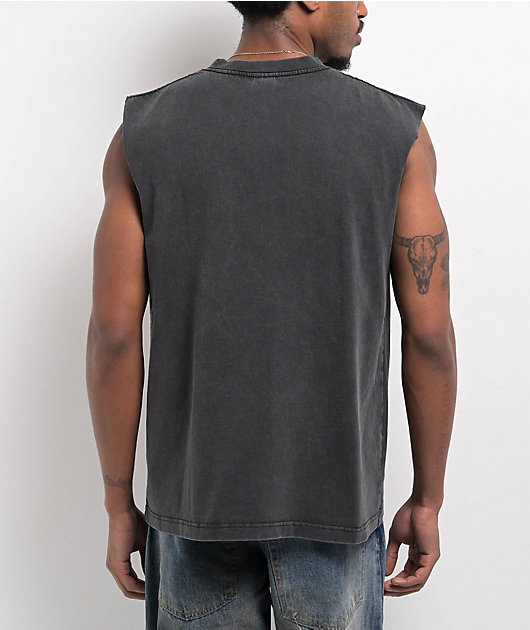 Empyre Grunge Devil Black Wash Tank Top