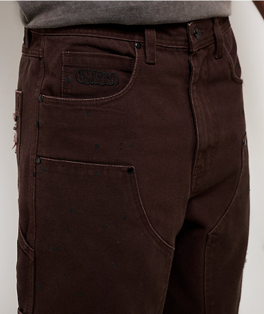 Empyre Hammer Dude Brown Canvas Loose Fit Skate Pants
