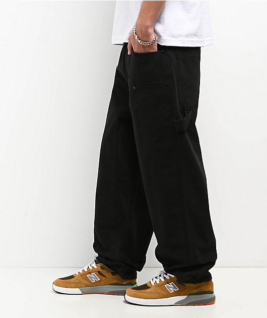Empyre Hammer Man Black Canvas Loose Fit Carpenter Skate Pants