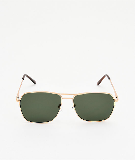 Empyre Hayes gafas de sol de oro y verdes