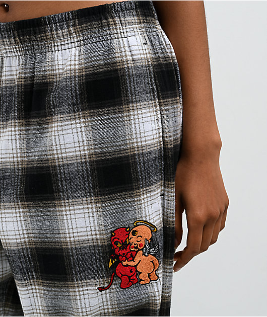 Empyre Heavenly Hugs! Black Plaid Lounge Pants