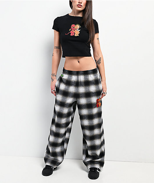 Empyre Heavenly Hugs! Black Plaid Lounge Pants
