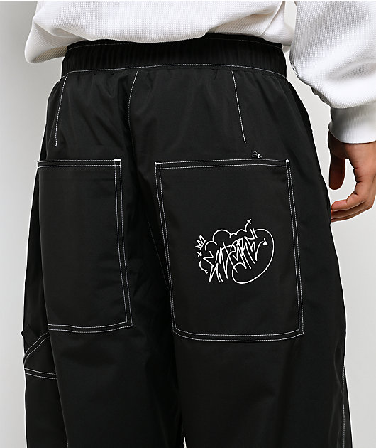 Empyre Hyak Black 10K Carpenter Snowboard Pants