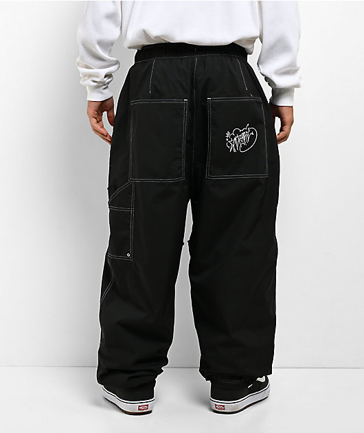 Empyre Hyak Black 10K Carpenter Snowboard Pants