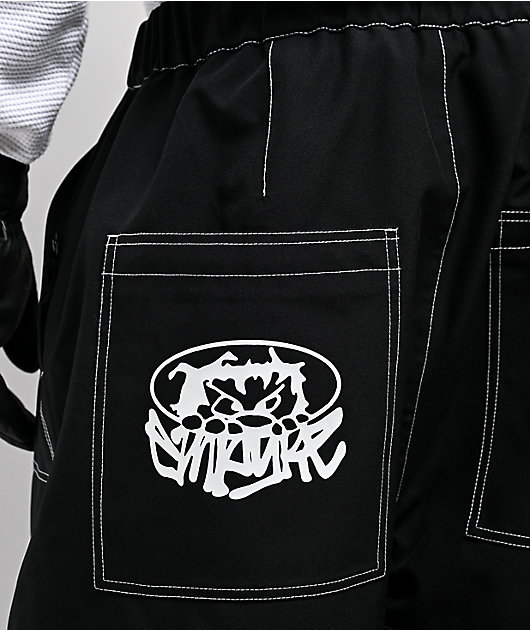 Empyre Hyak Black Cargo 10K Snowboard Pants