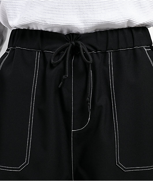 Empyre Hyak Black Cargo 10K Snowboard Pants