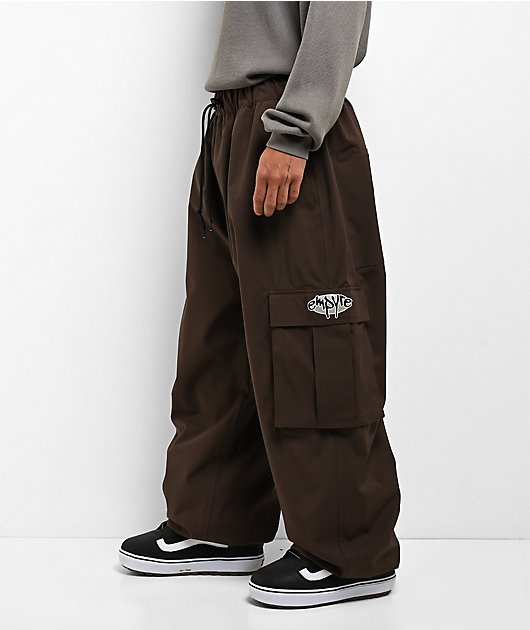Empyre Hyak Brown 10K Cargo Snowboard Pants