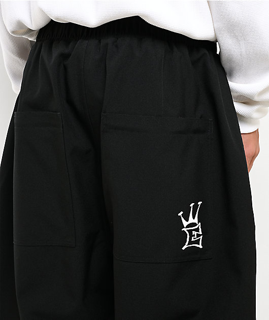Empyre Hyak Piped Black 10K Snowboard Pants
