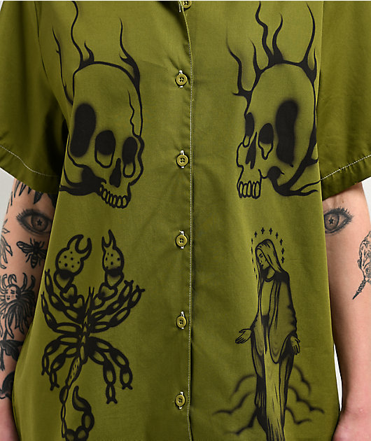 Empyre Iggy Green Short Sleeve Shirt