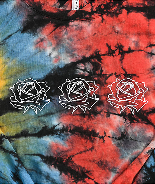 Empyre Ilaria Tie Dye Knot Front T-Shirt