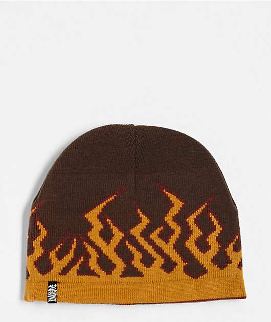 Empyre Inside Out III Brown Reversible Skully Beanie
