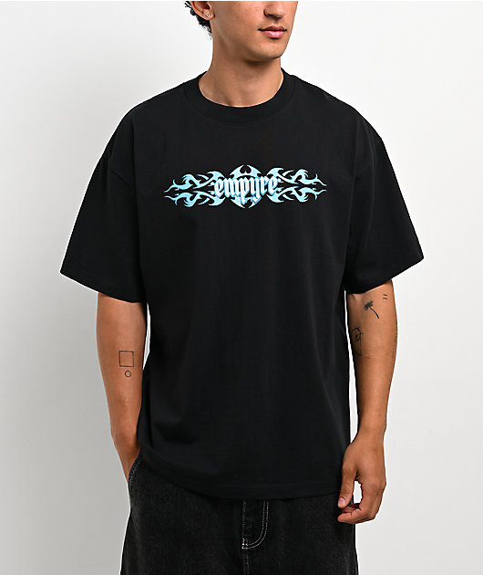 Empyre Into Nation Black Boxy T-Shirt