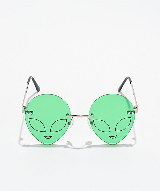 Empyre Invader Green Alien Sunglasses