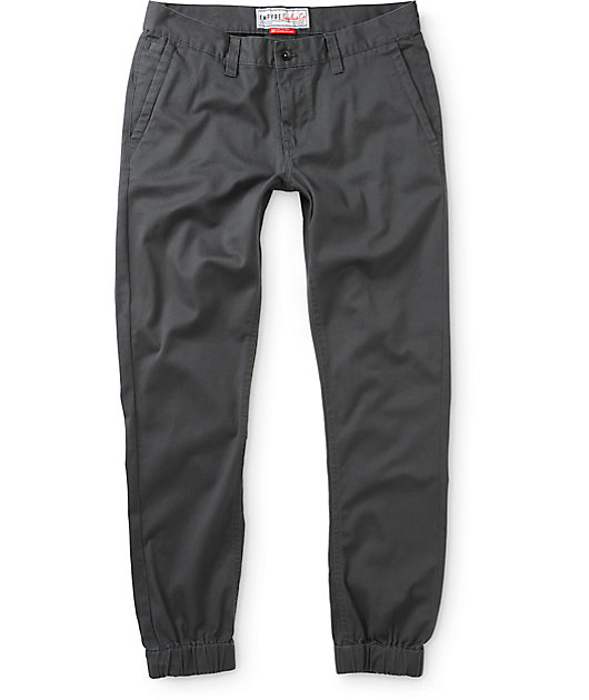 Empyre Jag Charcoal Twill Jogger Pants