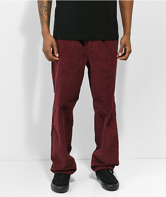 Empyre Johnny Red Elastic Waist Corduroy Skate Pants | Zumiez Empyre Johnny Red Elastic Waist Corduroy Skate Pants | Zumiez