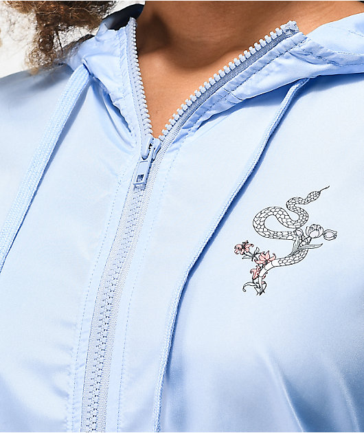Empyre Keana Flower Blue Windbreaker Jacket