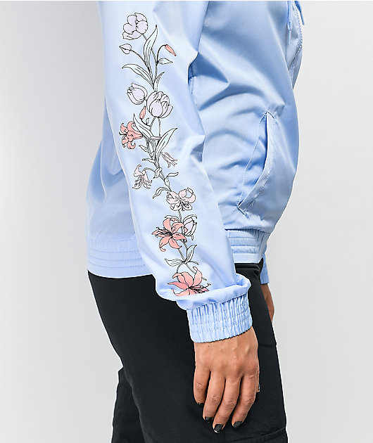 Empyre Keana Flower Blue Windbreaker Jacket