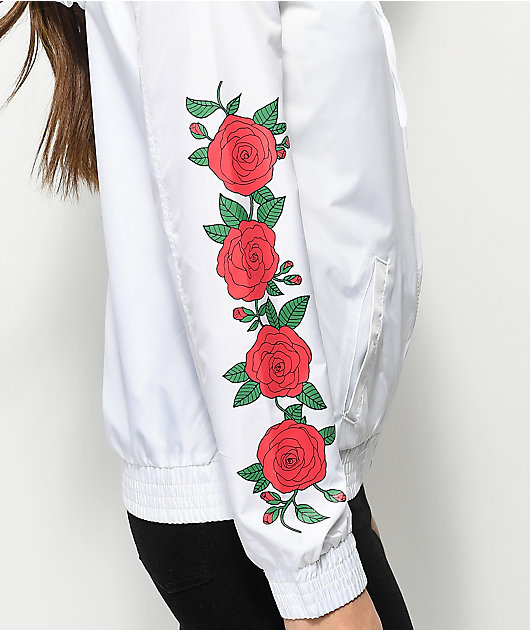 Empyre Keana Rose chaqueta cortavientos en blanco