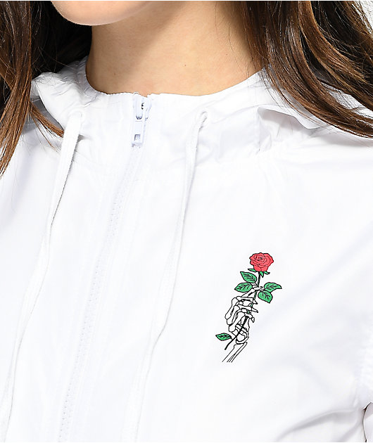 Empyre Keana Rose chaqueta cortavientos en blanco