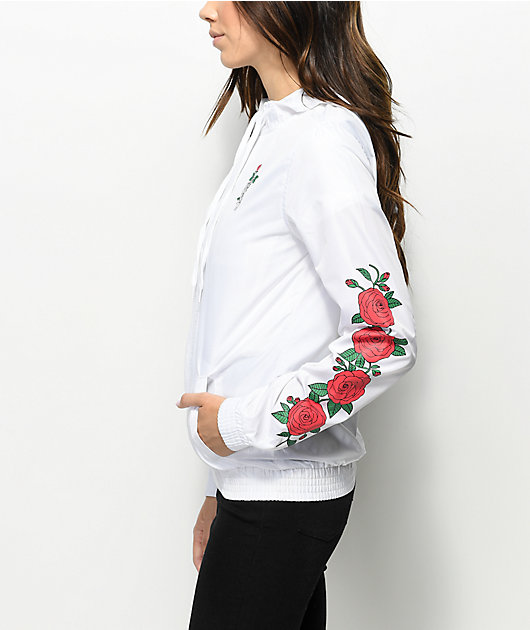Empyre Keana Rose chaqueta cortavientos en blanco