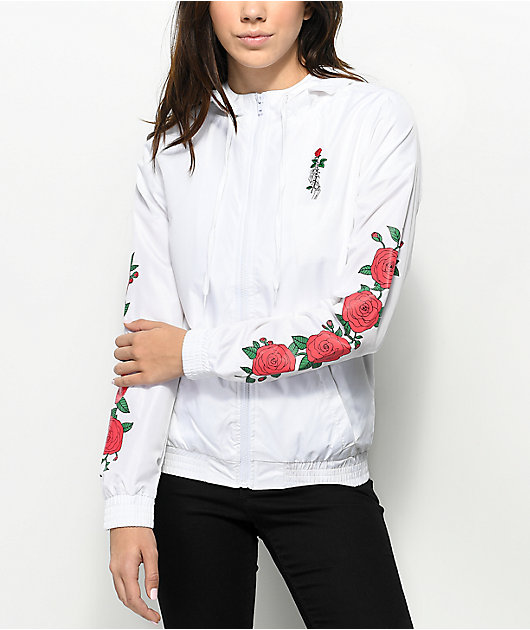 Empyre Keana Rose chaqueta cortavientos en blanco