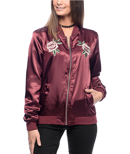 new look satin bomber jacket