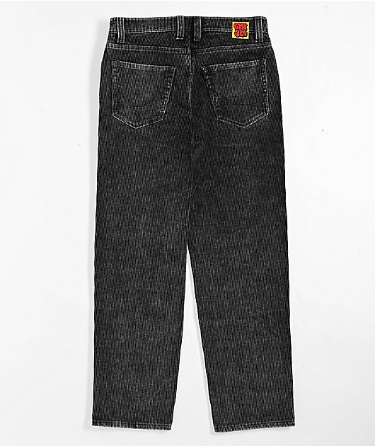 Empyre Kids Black Wash Corduroy Loose Fit Pants