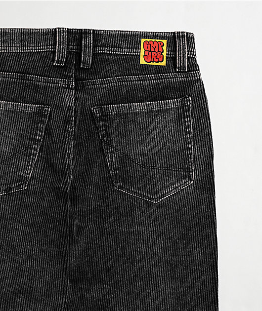 Empyre Kids Black Wash Corduroy Loose Fit Pants