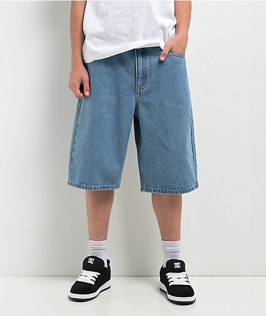 Empyre Kids Blake Blue Ultra Loose Denim Shorts | Zumiez Empyre Kids Blake Blue Ultra Loose Denim Shorts | Zumiez