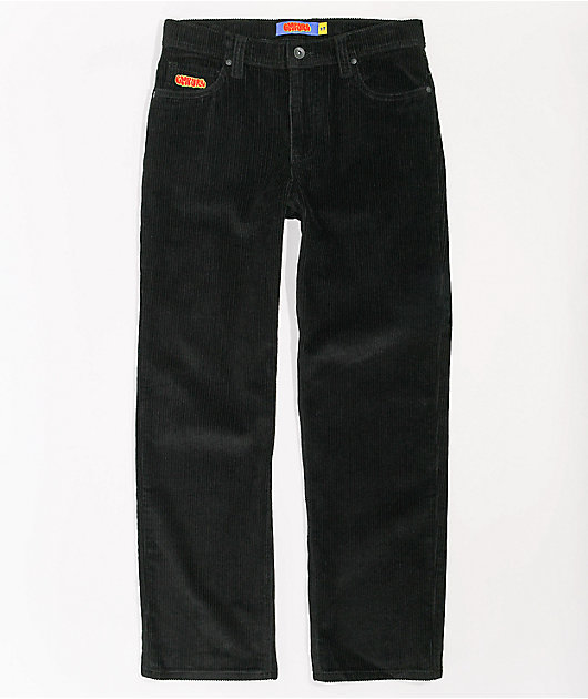 Empyre Kids Corduroy Black Loose Fit Skate Pants