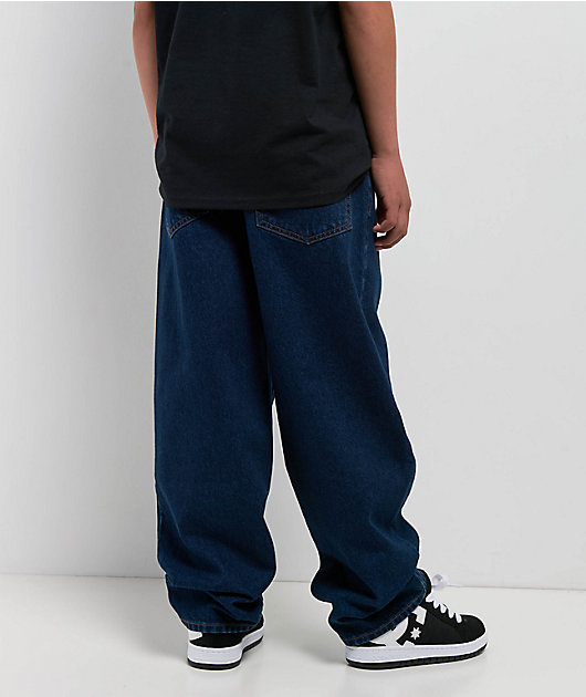 Empyre Kids Evening Blue Wash Ultra Loose Skate Jeans