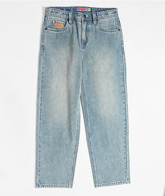 Empyre Kids Ollie Blue Wash Loose Fit Skate Jeans