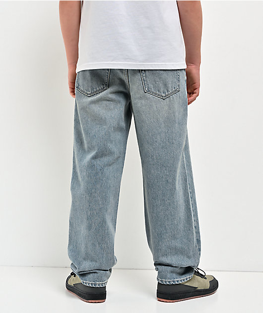 Empyre Kids Ollie Blue Wash Loose Fit Skate Jeans