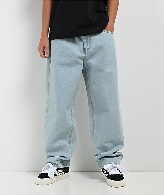 Empyre Kids SK8 Ultra Loose Fit Colby Light Blue Denim Skate Jeans