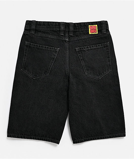 Empyre Kids Shmutz Black Wash Loose Fit Skate Shorts