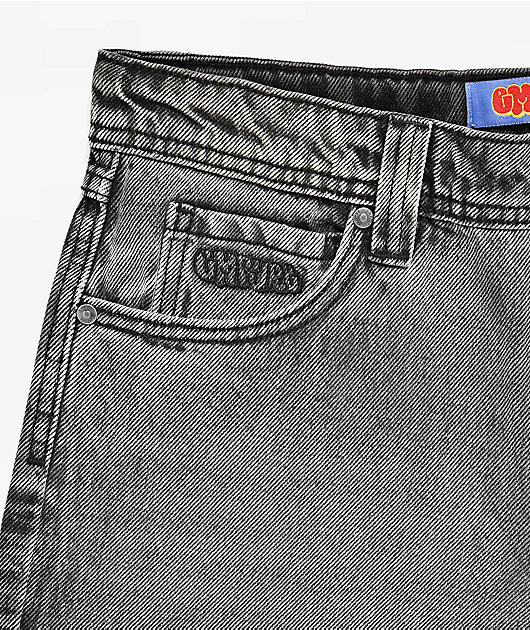 Empyre Kids Slate Grey Wash Loose Fit Skate Jeans