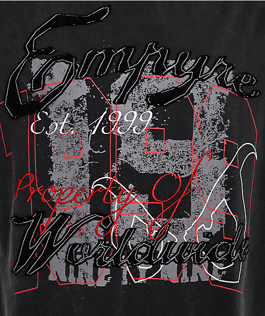 Empyre Knux Black Wash T-Shirt