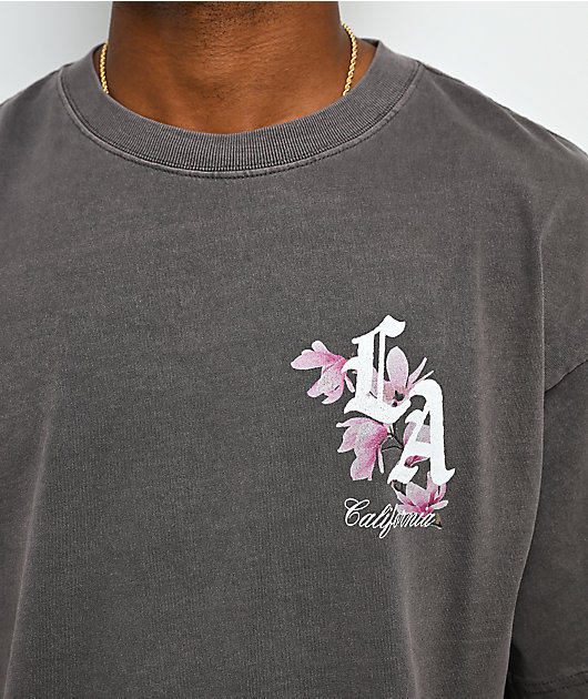 Empyre LA Floral Vintage Grey T-Shirt