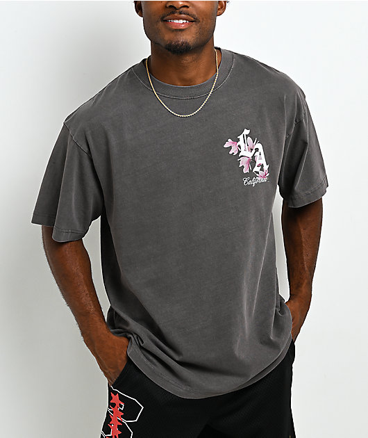 Empyre LA Floral Vintage Grey T-Shirt