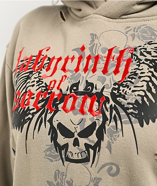 ラビリンス 音符パーカー Empyre Labyrinth Franklin Grey Hoodie | Zumiez