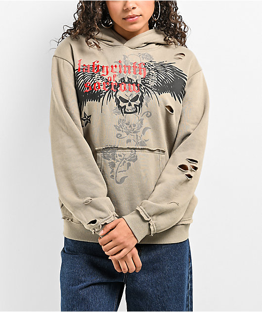 ラビリンス 音符パーカー Empyre Labyrinth Franklin Grey Hoodie | Zumiez