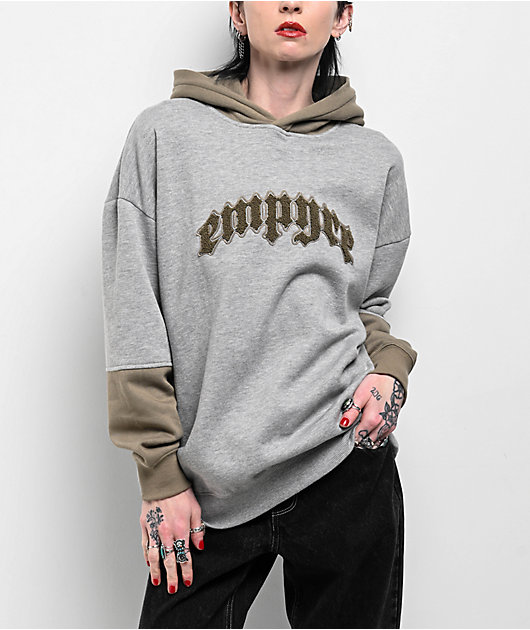 Empyre Lane Patch Grey Hoodie | Zumiez