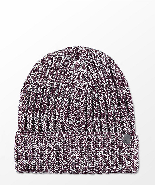 Empyre Lark Blackberry Vanilla Fold Over Beanie