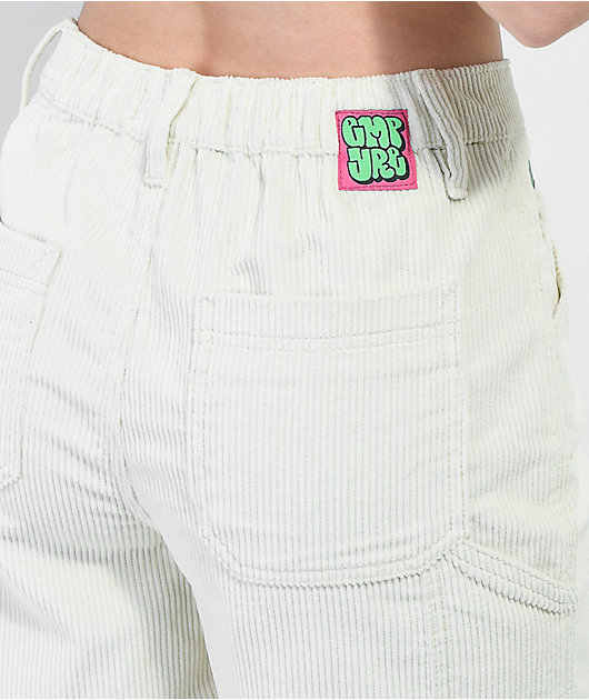 Empyre Laurel Cream Corduroy Carpenter Skate Shorts