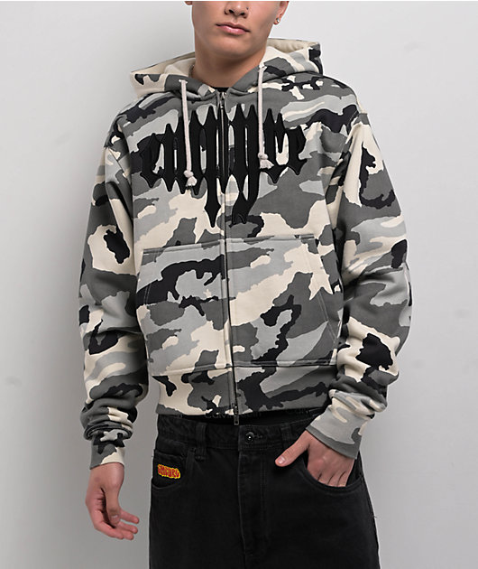 Empyre Leg Cramp Camo Zip Hoodie