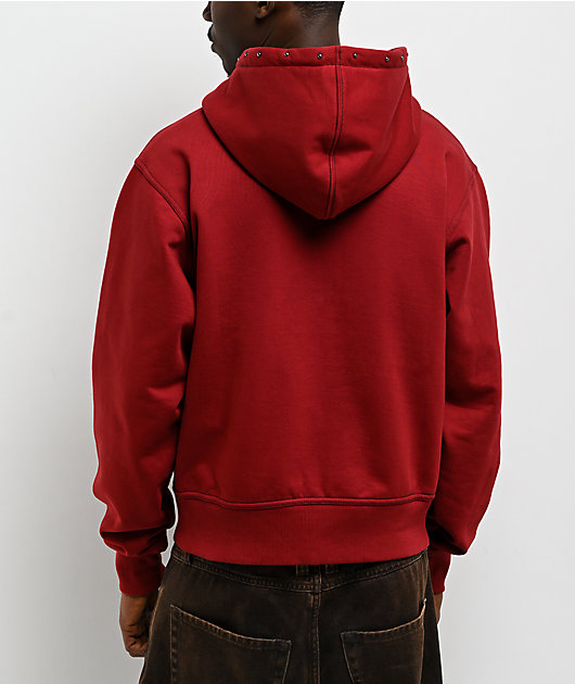 Empyre Liar Dark Red Zip Hoodie