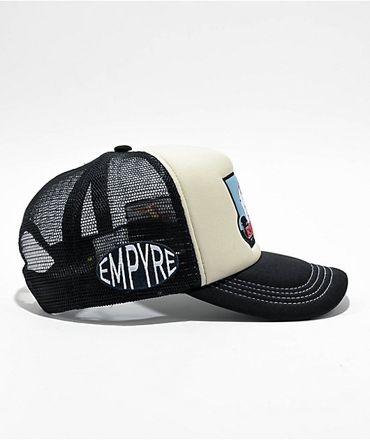 Amen Embroidered Trucker Hat - Cream and Black main image 1