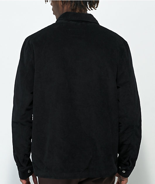 Empyre Logo Black Corduroy Coaches Jacket