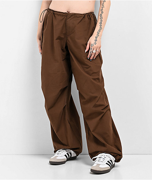 Empyre Lola Brown Parachute Pants | Zumiez