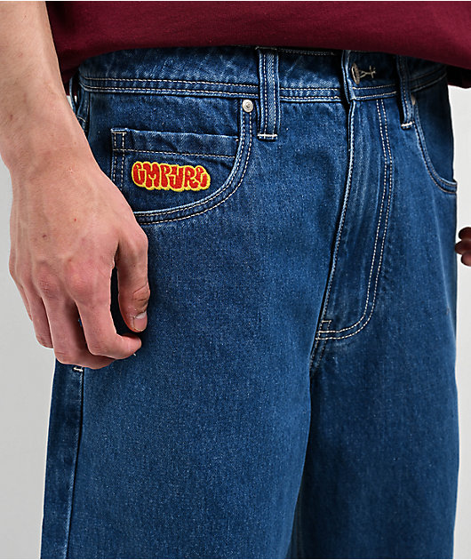 Empyre Loose Fit Alley Cat Blue Denim Skate Jeans